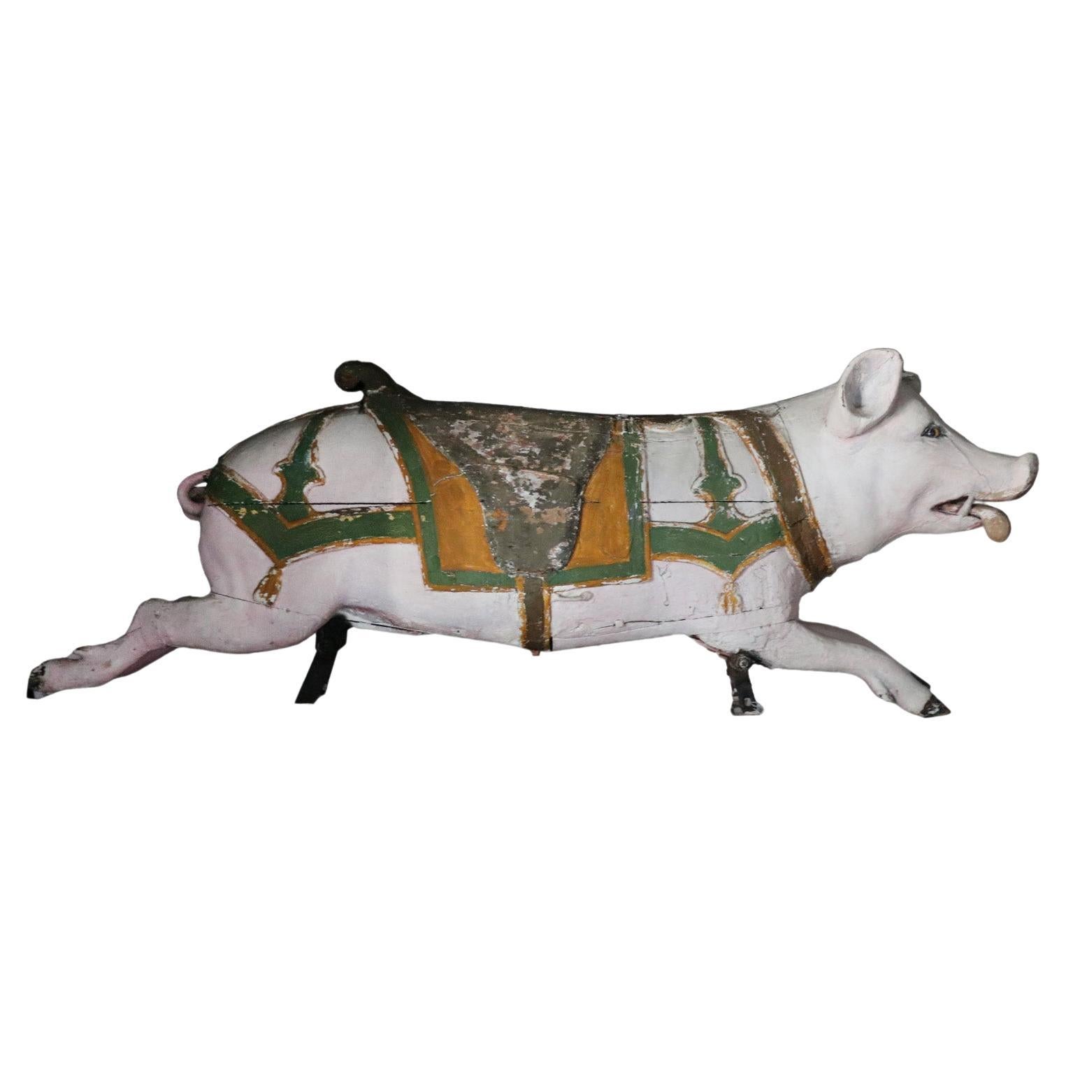 Vintage Carousel Pig