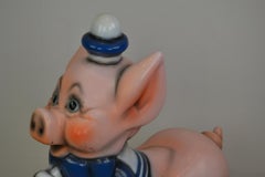 Vintage Carousel Ride Pig, Little Pig, Porky Pig, 1960s