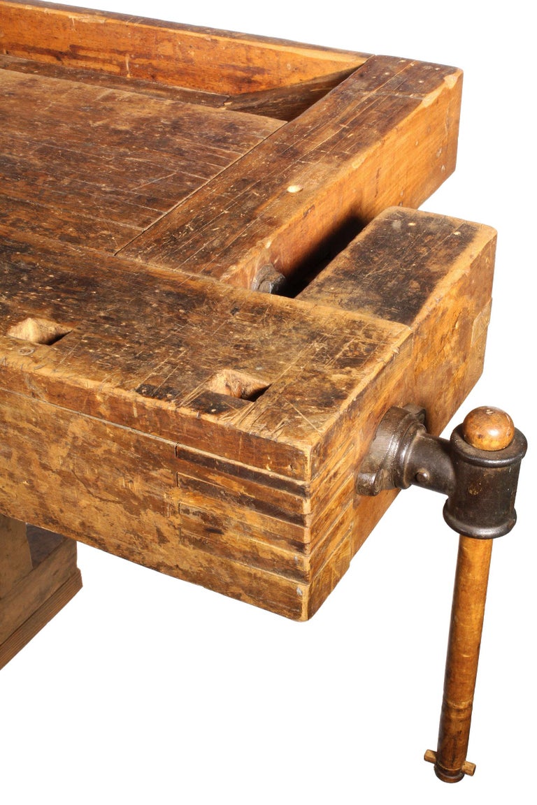 Vintage Carpenters Bench at 1stDibs