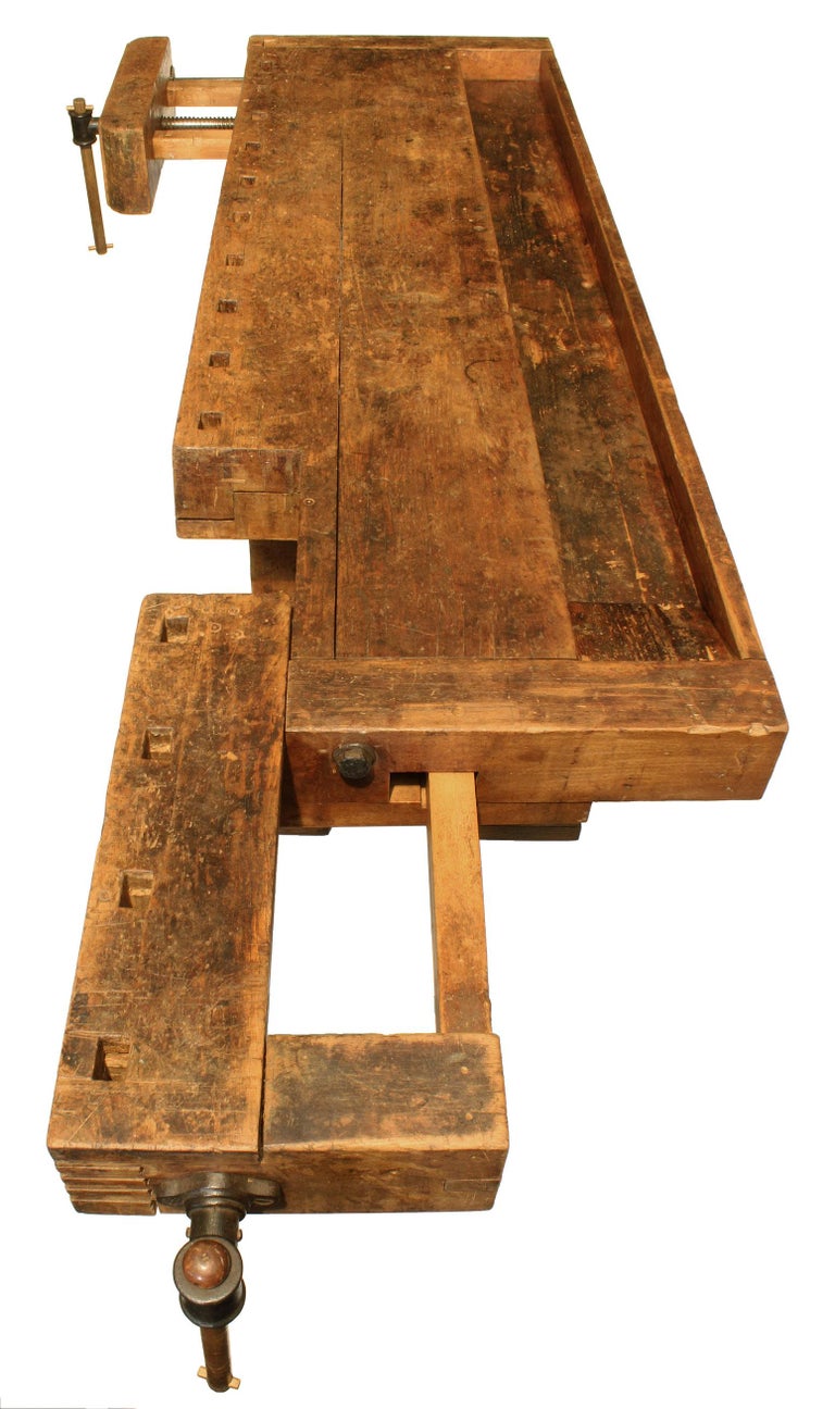 Vintage Carpenters Bench at 1stDibs