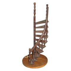 Antique Carpenter's Staircase Model