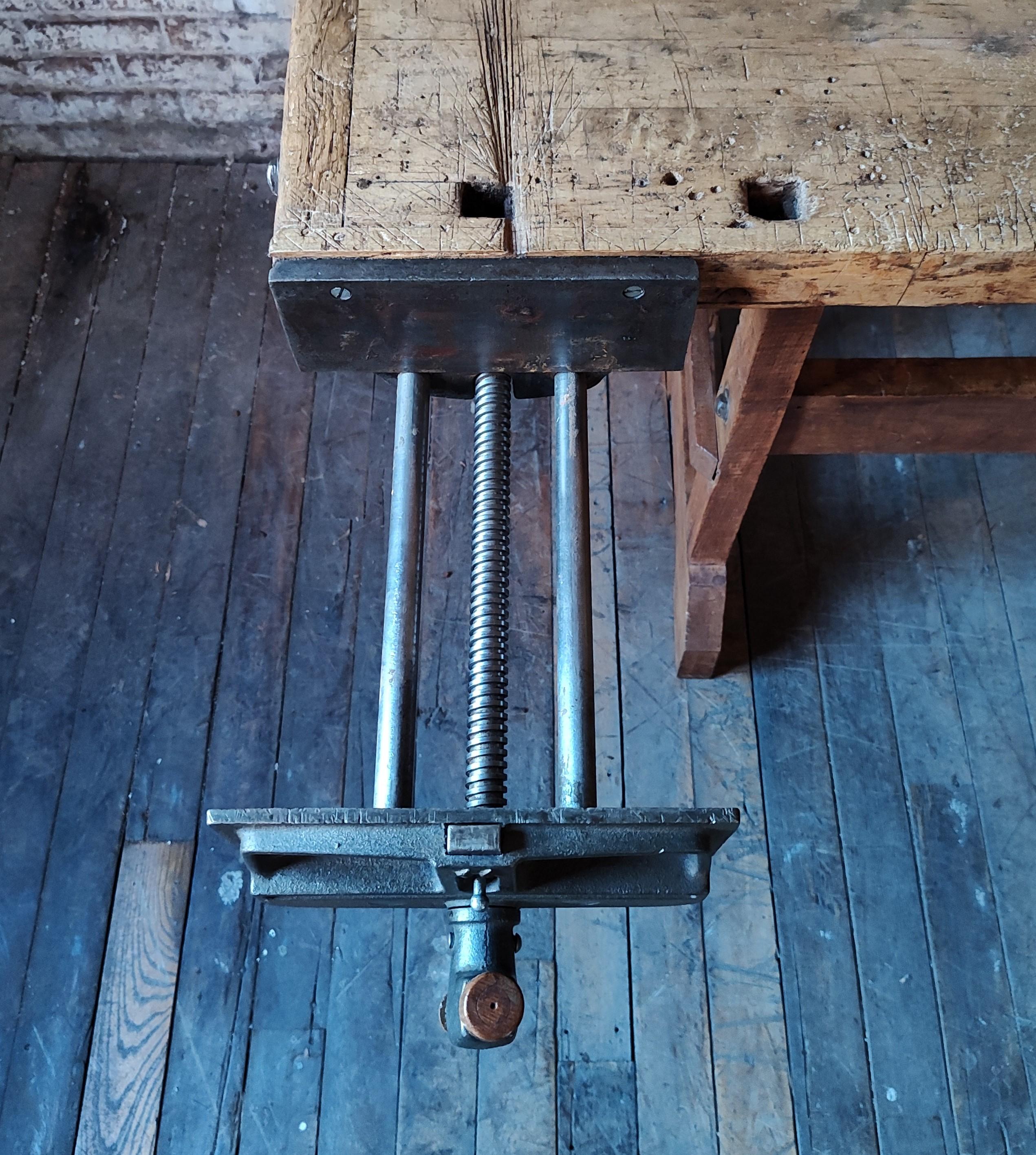 Vintage Carpenter's Workbench For Sale 2