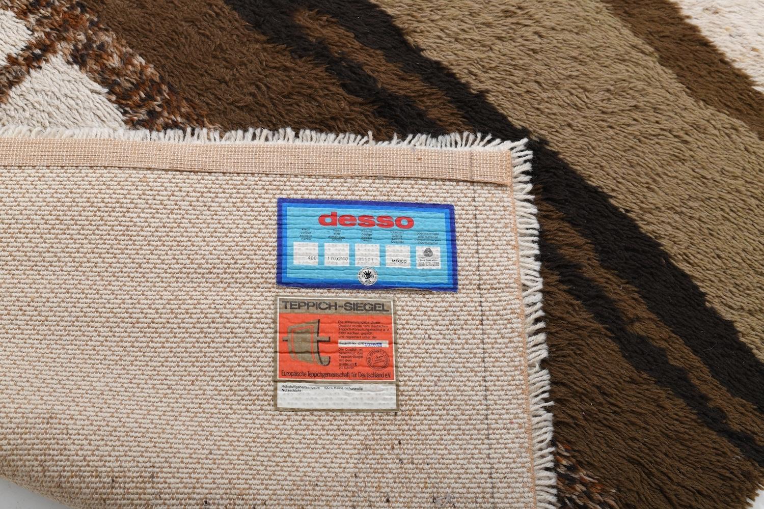 20ième siècle Tapis vintage Desso des années 1960/70 en vente
