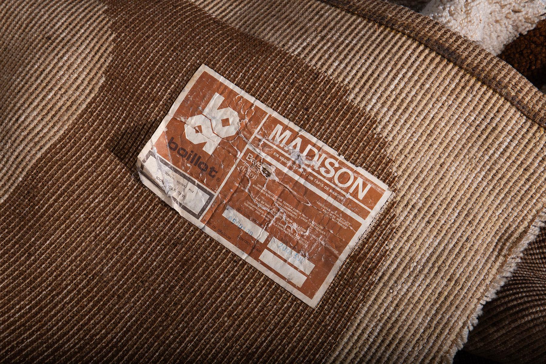 Belgian Vintage carpet SPACE Age Belgium, Madison For Sale