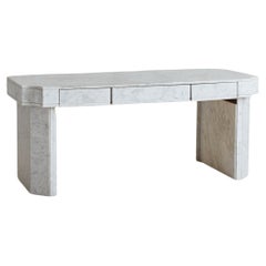 Used Carrara Marble Desk, Switzerland 1980s