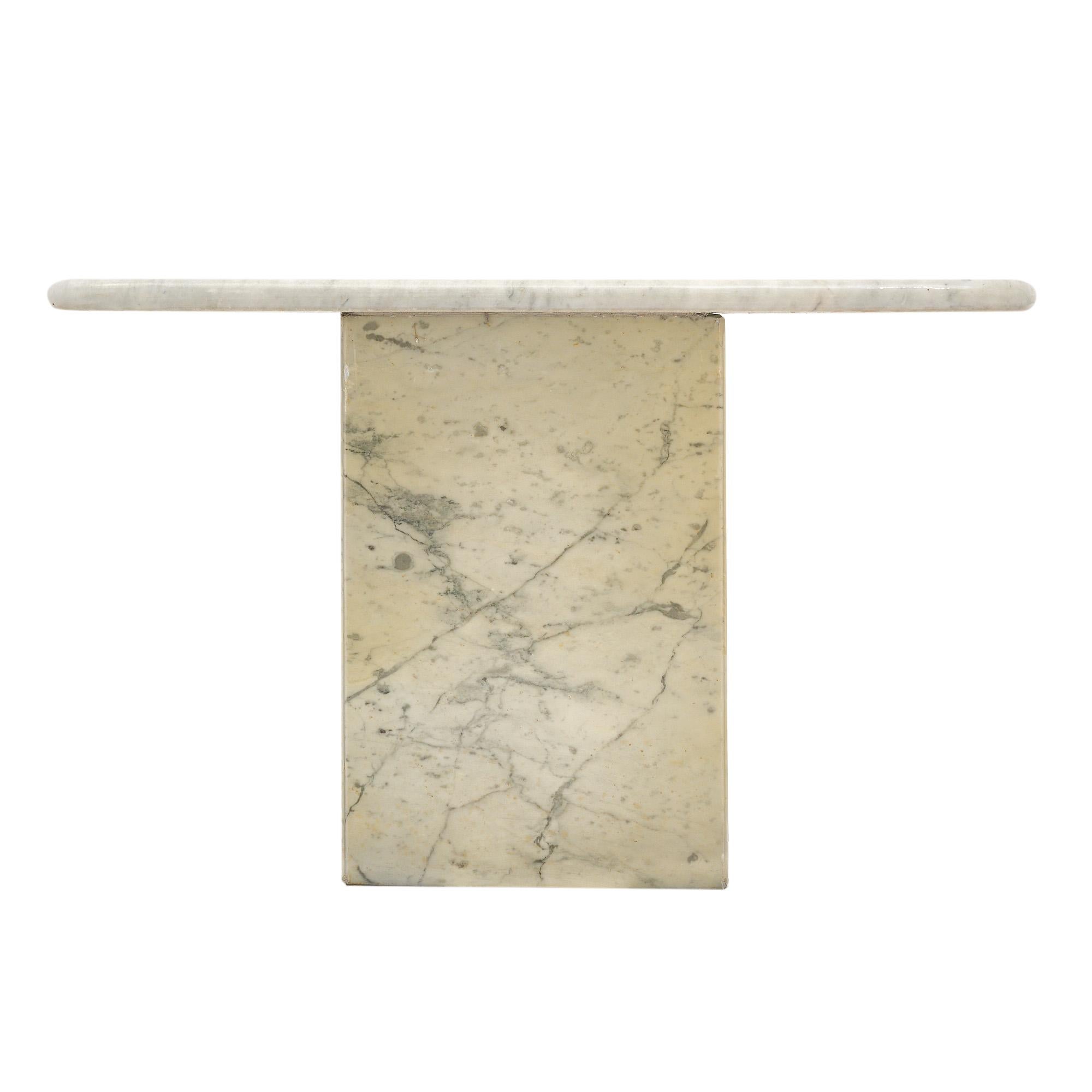Vintage Carrara Marble Nesting Tables For Sale 1