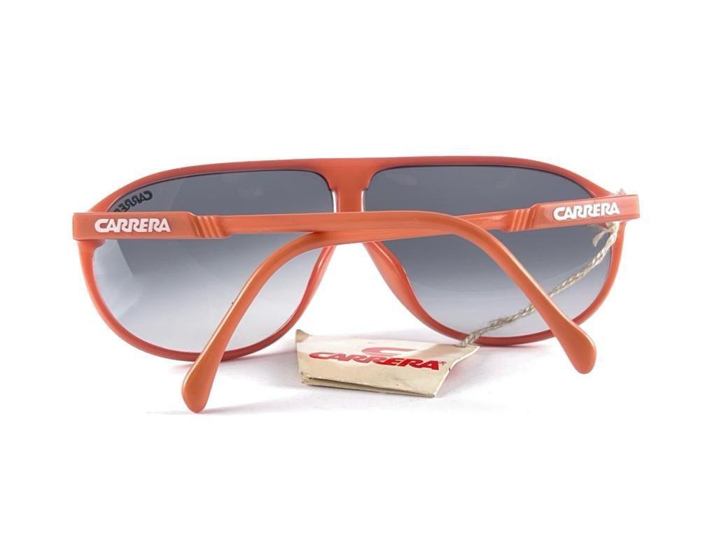 Vintage Carrera 5412 30 Aviator Blue Gradient Lenses Sunglasses 80'S Austria For Sale 3