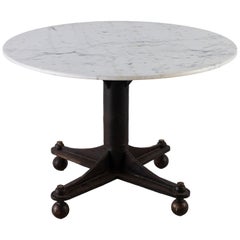 Vintage Carrera Marble Top with Knoll Edge