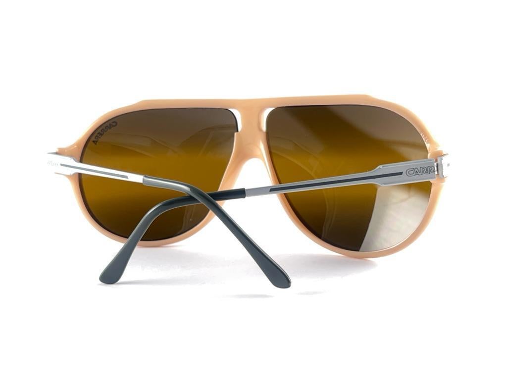 Vintage Carrera Ski 5565 Aviator Double Mirrored Lenses Sunglasses 80'S Austria For Sale 5