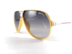 Vintage Carrera Ski 5593 70 Aviator Blue Gradient Lenses Sunglasses 80'S Austria