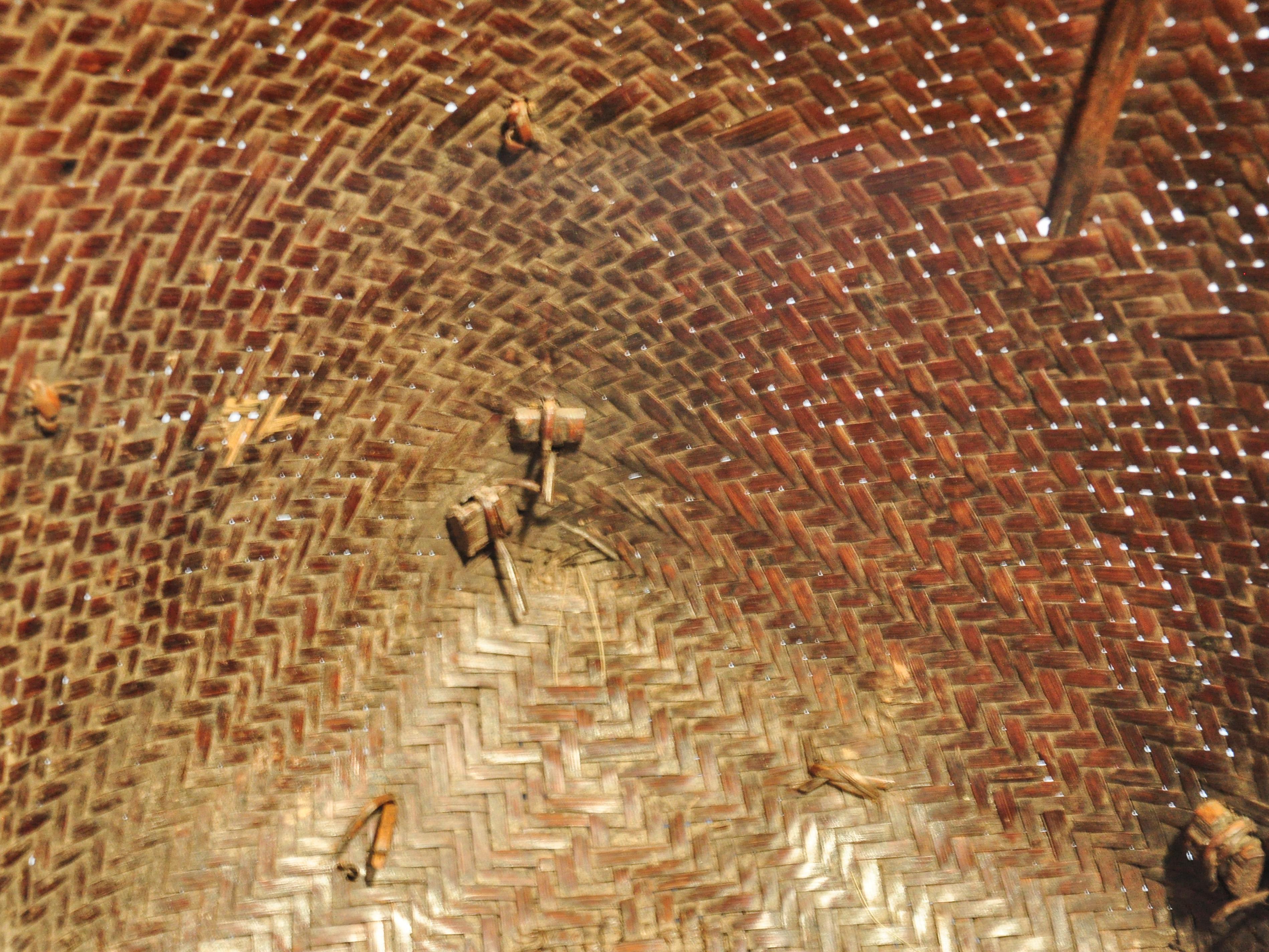 Vintage Carrying and Storage Basket Rawang People of Burma, Mid-20th Century 9