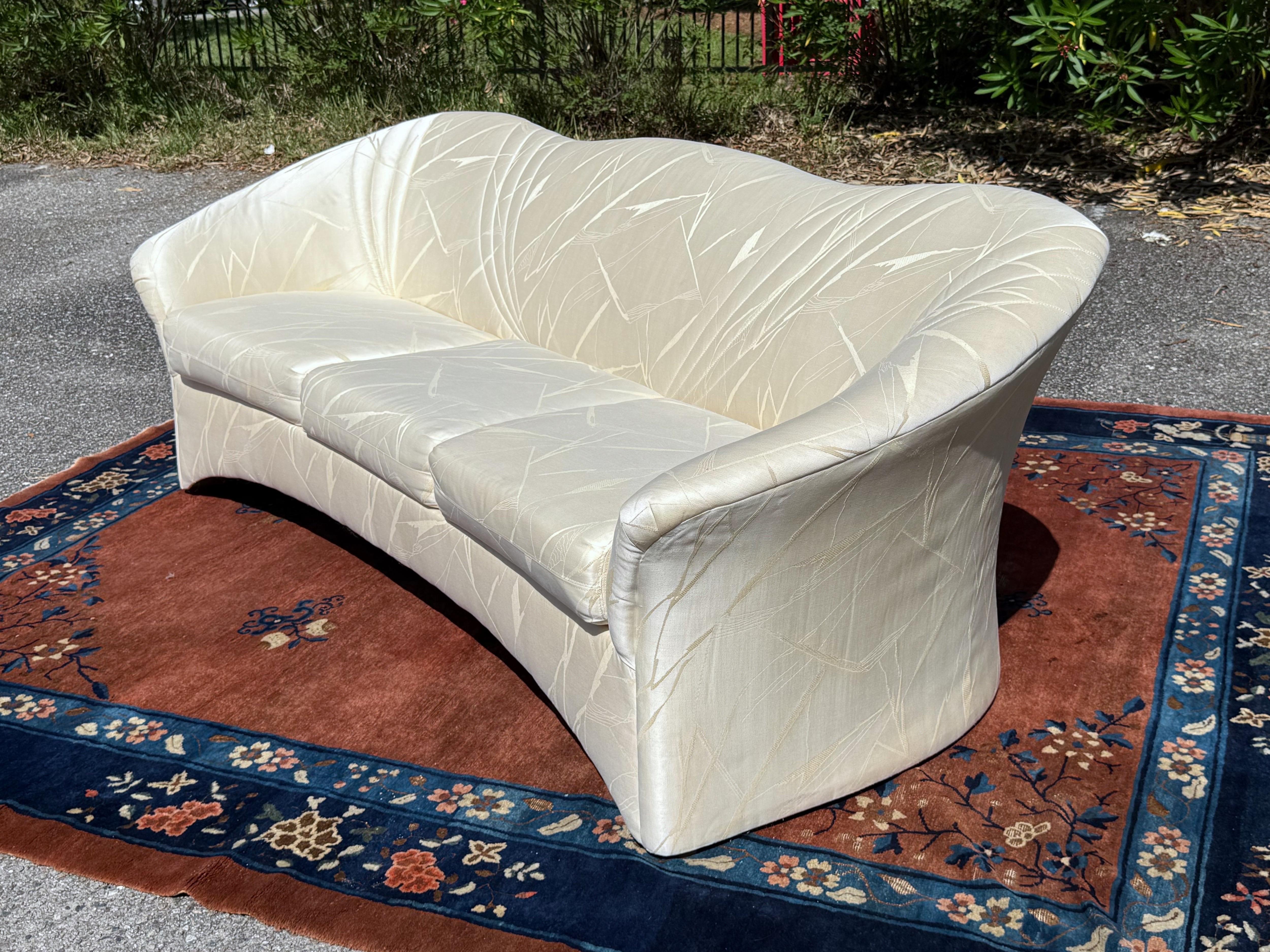 Sofá Vintage Carson's Después de Vladimir Kagan Estadounidense en venta