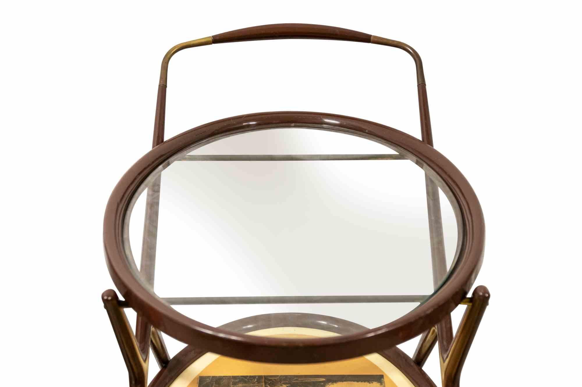italien Chariot vintage attribué à Cesare Lacca, Italie, années 1950 en vente