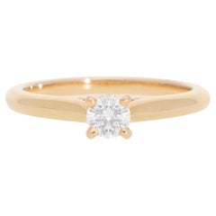 Vintage Cartier 0,20ct GIA zertifiziert Diamant 1895 Solitär-Ring