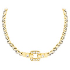 Vintage Cartier 0.40ct Diamond Chain Necklace, c.1980s