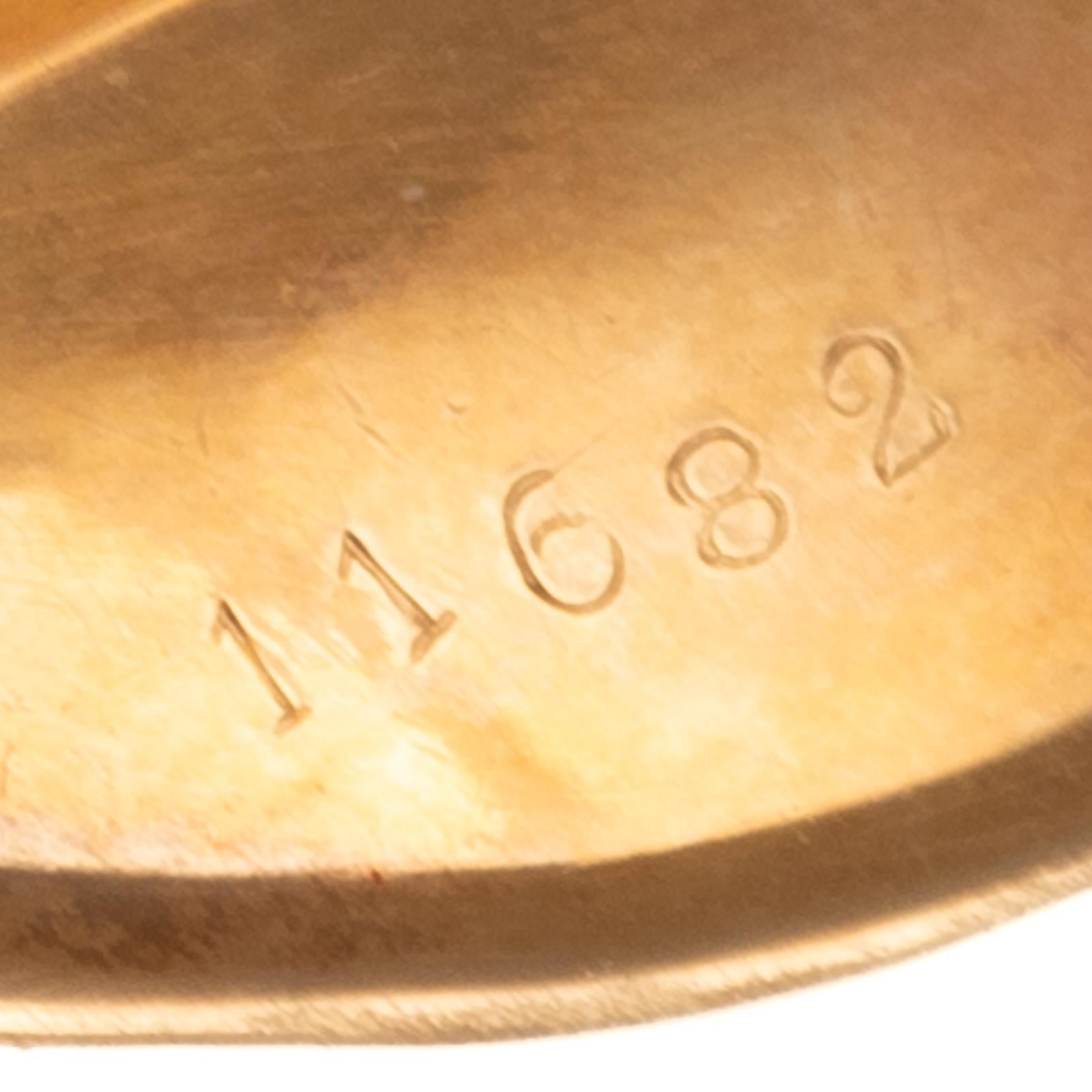 Vintage Cartier Spilla a fiore in oro 14K Cabochon Rubino di Birmania Capolavoro senza tempo in vendita 2