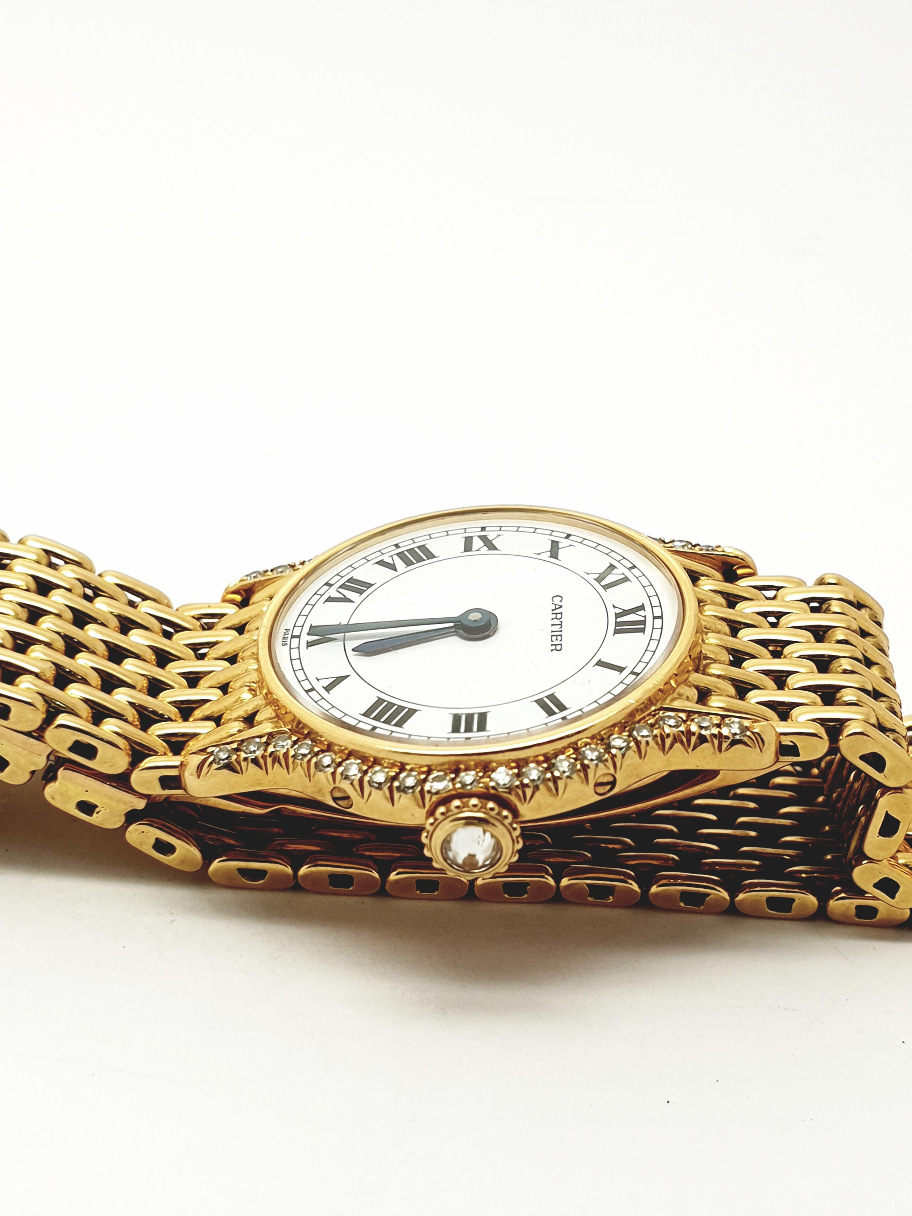 vintage cartier bracelet watch