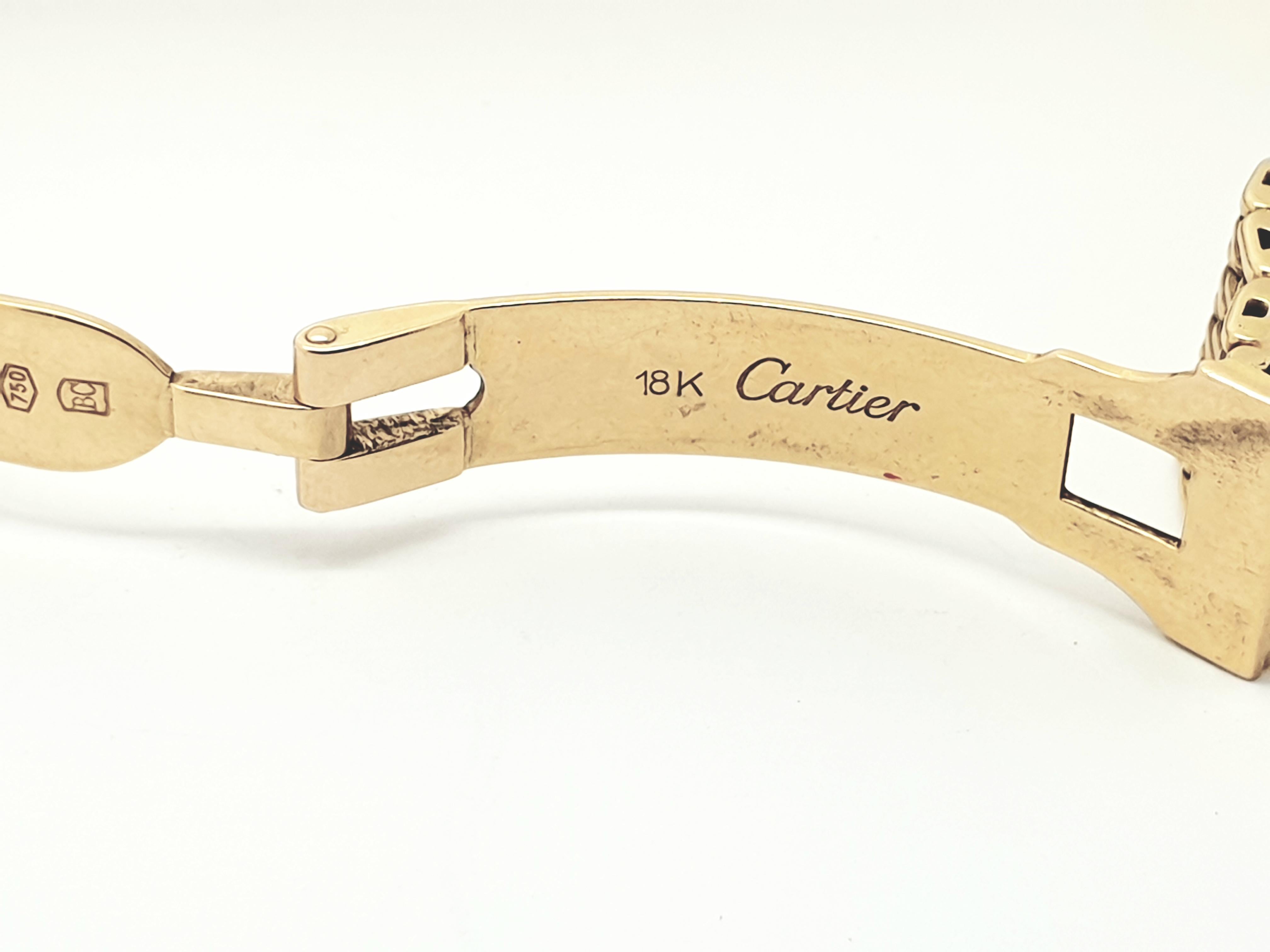 cartier gold vintage watch