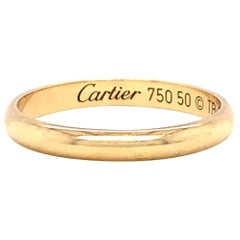 Vintage Cartier 18 Karat Gold Band