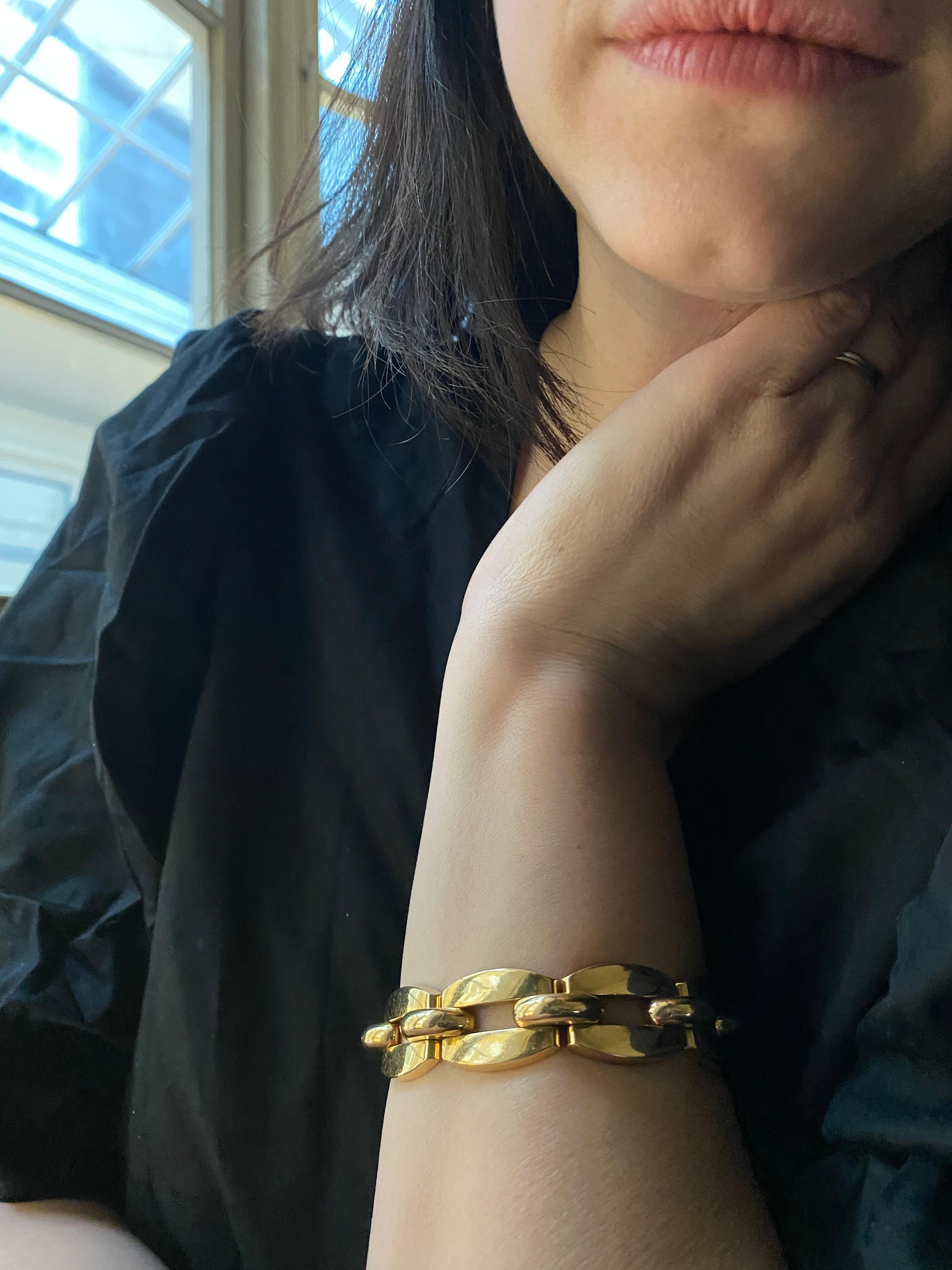 Cartier 18 Karat Gelbgold-Armband für Damen oder Herren