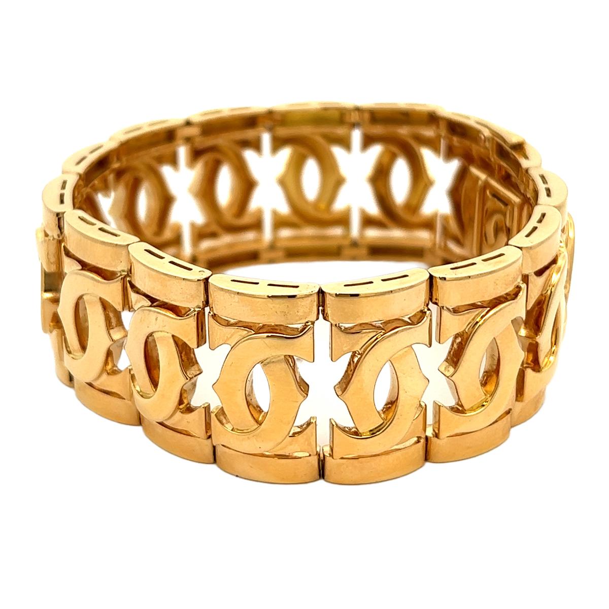 cartier link bracelet vintage