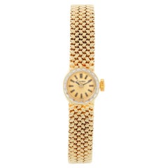 Vintage Cartier 18 Karat Yellow Gold Ladies Watch