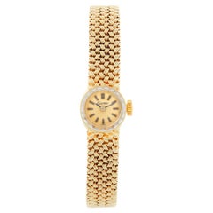 Vintage Cartier 18 Karat Yellow Gold Ladies Watch