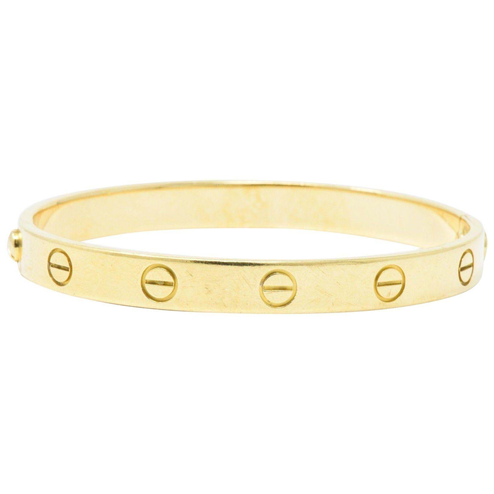 vintage cartier love bangle