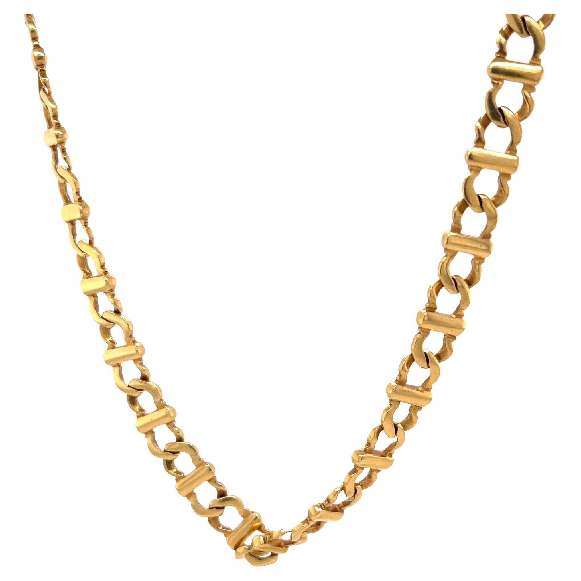 Vintage Cartier 18 Karat Yellow Gold Necklace