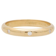 Vintage Cartier '1895 Dots' Diamant-Halb-Eternity-Set aus 18 Karat Gelbgold