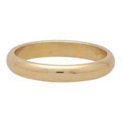 Vintage Cartier 1895 Ehering aus 18 Karat Gelbgold