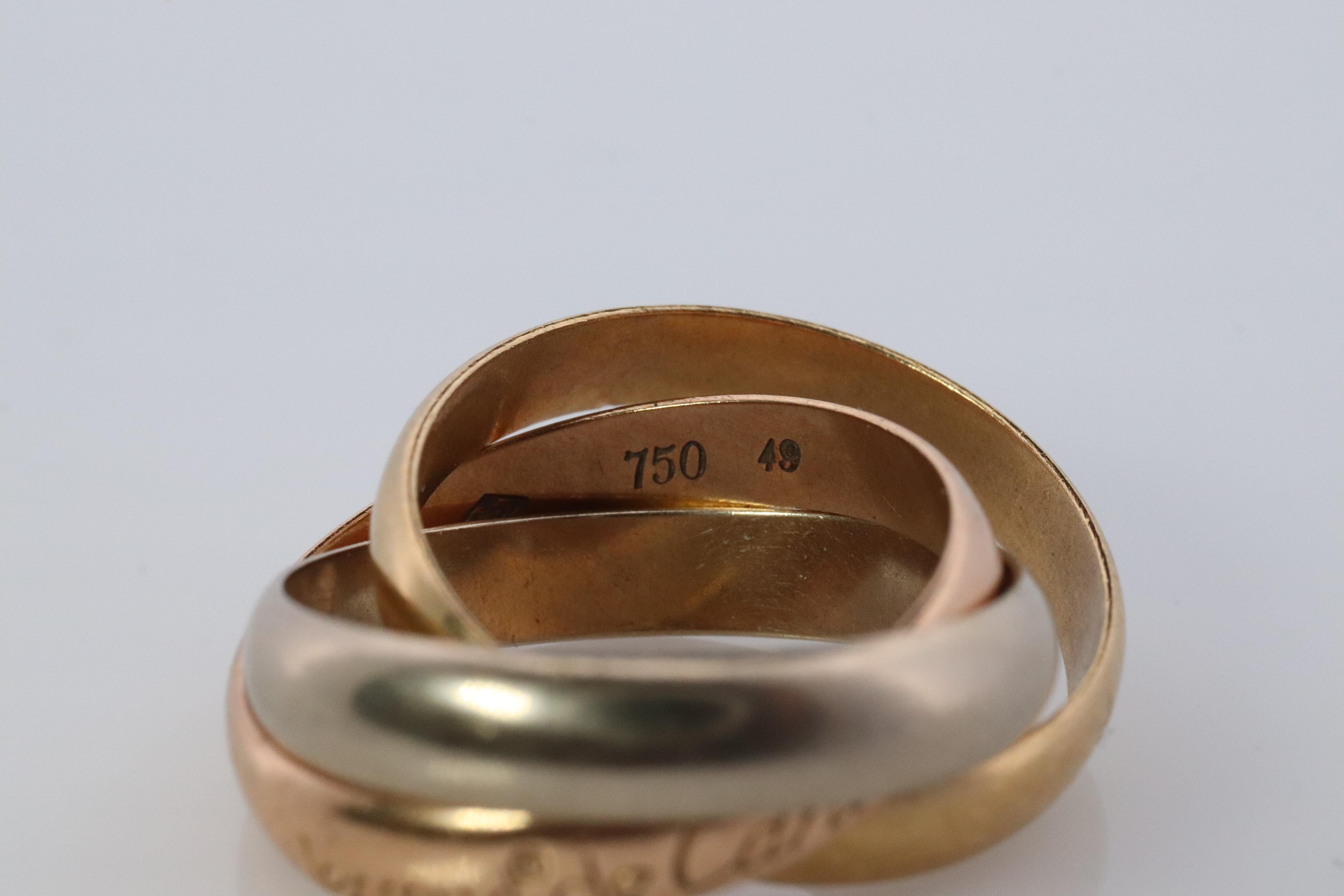 cartier ring 750