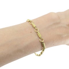 Vintage Cartier 18k Gold Link Bracelet