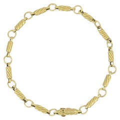 Vintage Cartier 18k Gold Link Bracelet