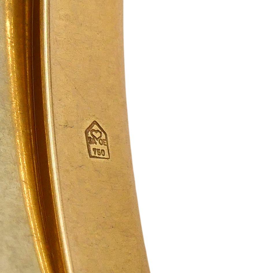 Vintage Cartier 18k Gold Trinity Bangle Bracelet For Sale 4