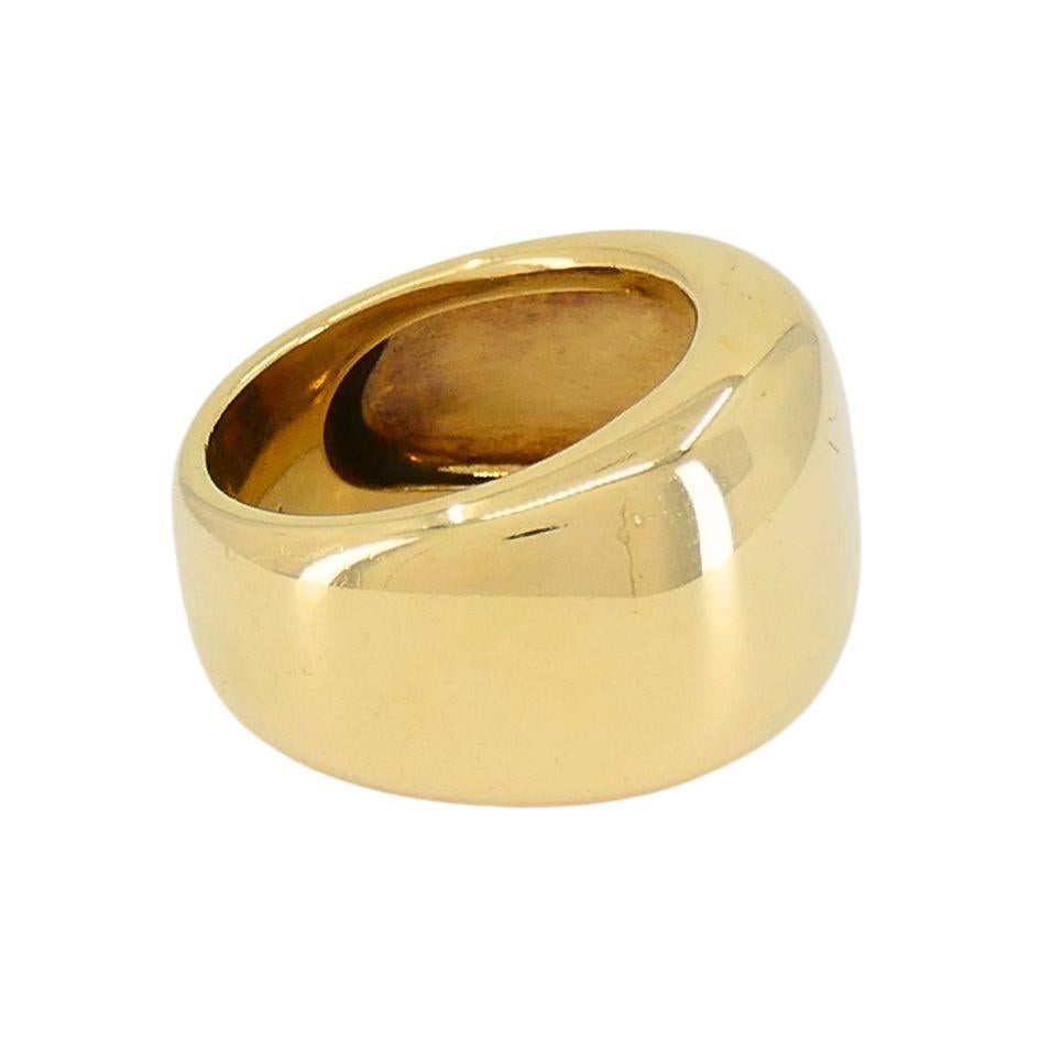 Vintage Cartier 18k Gold Paris Nouvelle Vague Dome Ring 1