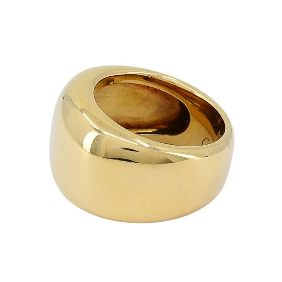 Vintage Cartier 18k Gold Paris Nouvelle Vague Dome Ring 4