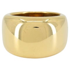Vintage Cartier 18k Gold Paris Nouvelle Vague Dome Ring
