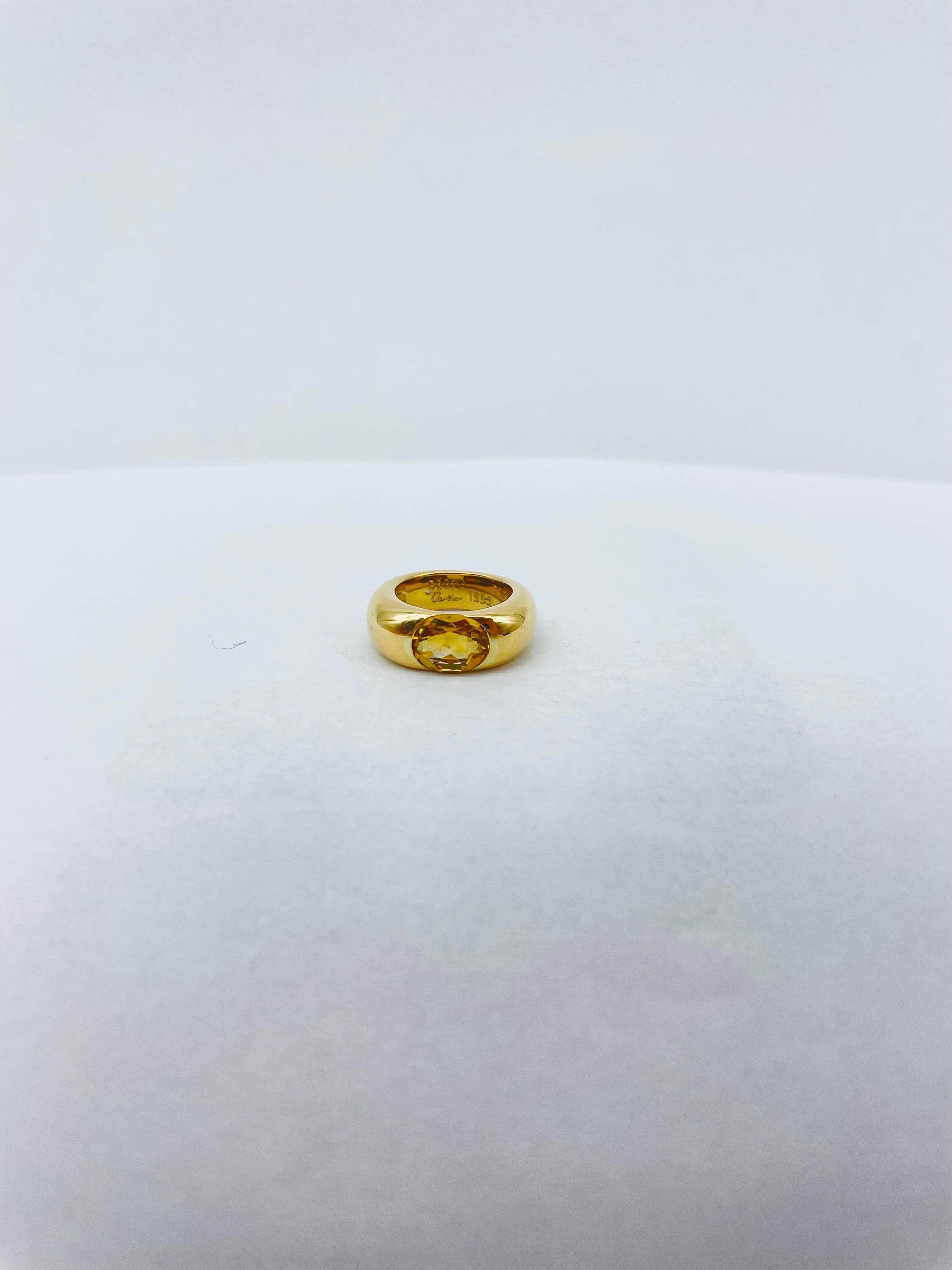 cartier citrine ring