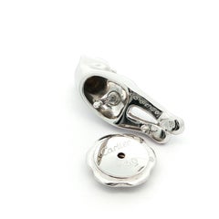 Vintage Cartier 18k White Gold Green Eyes Black Onyx Nose Panther Tie Tack