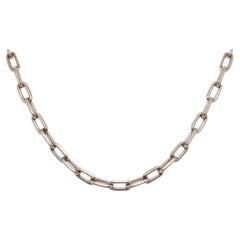 Vintage Cartier 18K White Gold Link Bracelet
