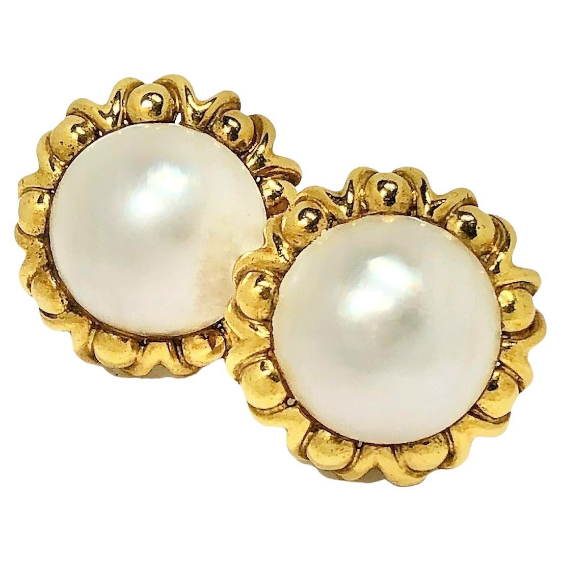 Cartier Diamond White Gold Earrings at 1stDibs