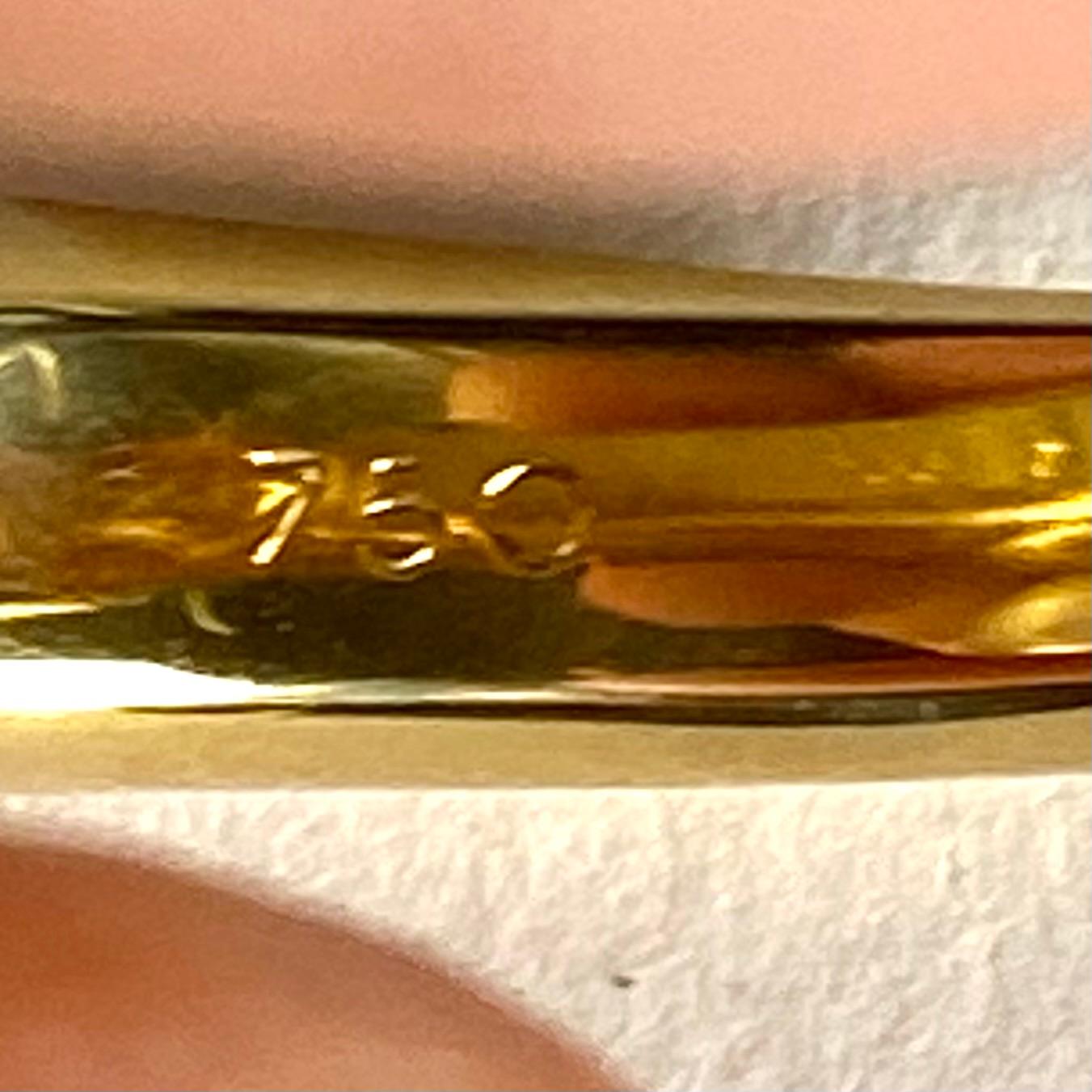 Vintage Cartier 18K Yellow Gold Pearl Bypass Ring Timeless Investment in Luxury 6