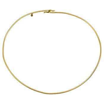 Vintage Cartier 18k Yellow Gold Torque Choker Necklace
