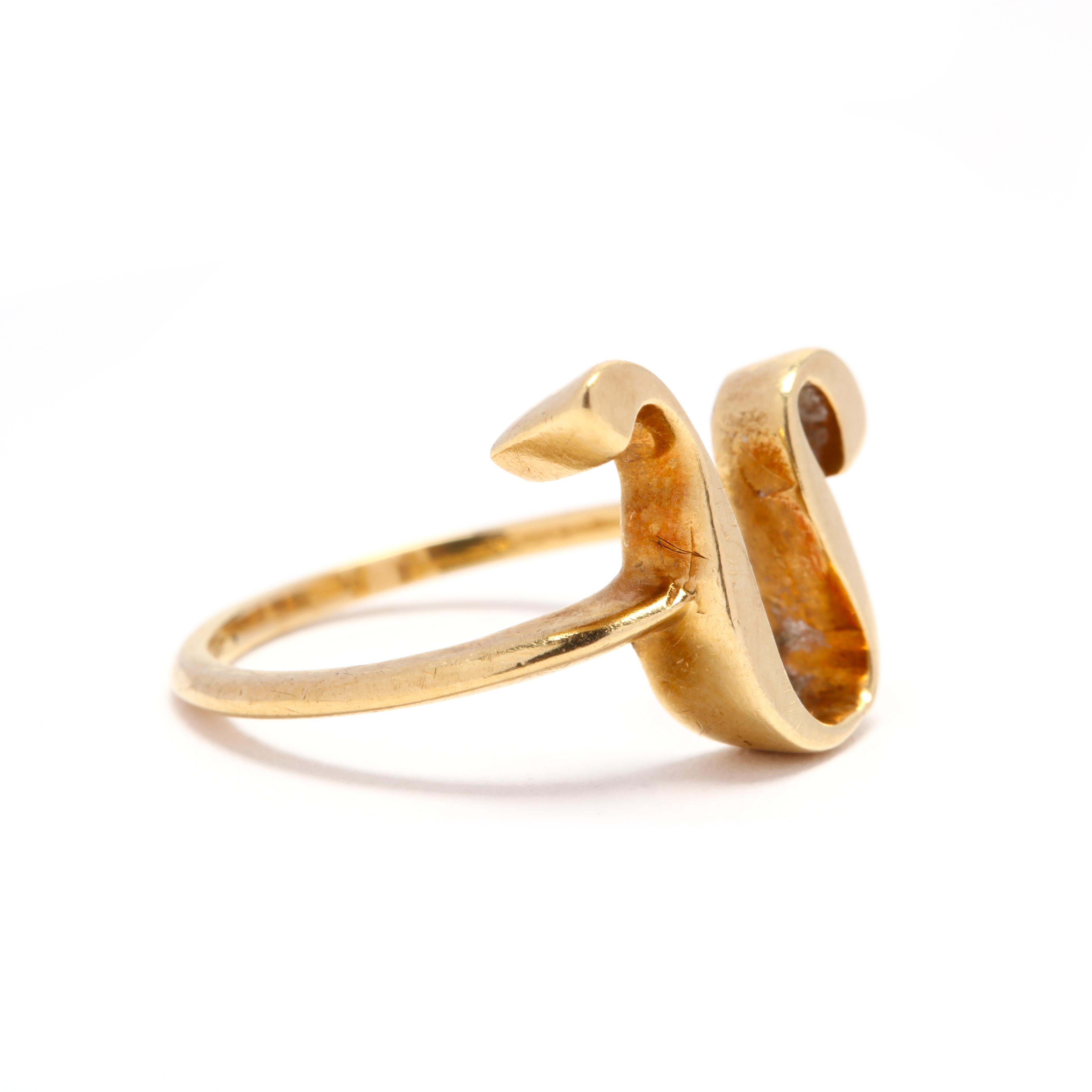 Circa 1960-70s, 18 karat yellow gold leo zodiac ring by Cartier.

Ring Size 7.5

2.9 dwts.

* Please note that this is a vintage item and may show signs of wear. It has been cleaned.