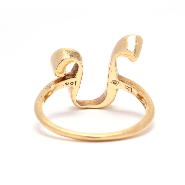 Vintage Cartier 18 Karat Gold Leo Zodiac Ring at 1stDibs cartier zodiac