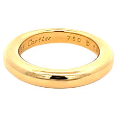 Vintage Cartier 1992 Ellipse Ring in 18k Yellow Gold