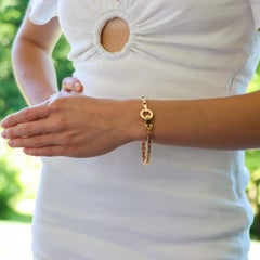Vintage Cartier Agrafe Chunk Chain Bracelet in 18k Yellow Gold