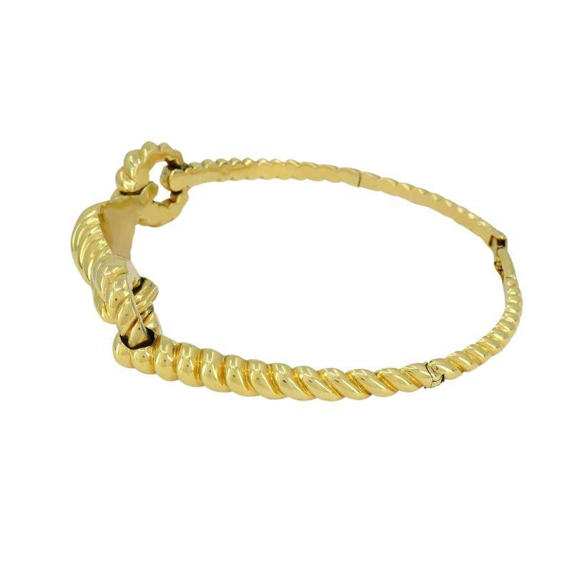Vintage Cartier Aldo Cipullo 18k Gold Choker Necklace For Sale 2