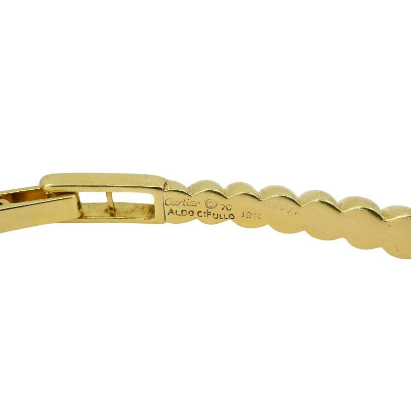 Vintage Cartier Aldo Cipullo 18k Gold Choker Necklace For Sale 5